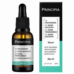 Sérum Principia 5% Niacinamida + 4% Glicólico + 3% Tranexamico + 2% Salicilico Mix-01 Anti-Acne 30ml