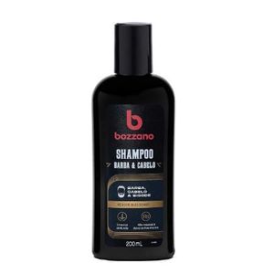 Shampoo Bozzano Barba Cabelo E Bigode 200ml