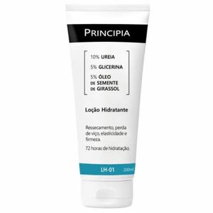 Loção Hidratante Principia 10% Ureia + 5% Glicerina + 5% Oleo De Semente De Girassol Lh-01 200ml
