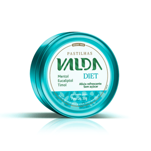 Pastilha Valda Diet Mentol 50G