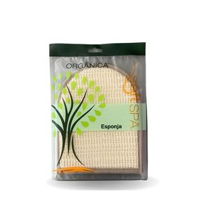 Luva Para Banho De Sisal Orgânica Dupla Face