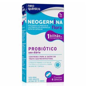 Suplemento Alimentar Neogermina Flora 1 Bilhão 6 Cápsulas