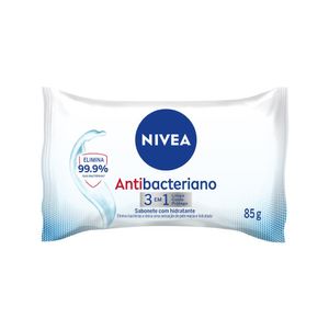 Nivea Sabonete Barra 3 em 1 Antibacteriano 85g