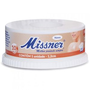 Fita Microporosa Cor Bege Missner 12mm X 10m com 1 Rolo