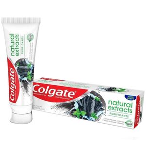 Gel Dental Colgate Natural Extracts Purificante com Carvão Ativado e Menta 90g