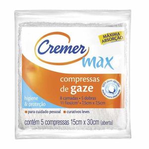 Compressas de Gaze Estéril Cremer com 5 Unidades