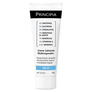 Creme Calmante Multirreparador Principia Skincare Cm-01 17,5% Mix de Ativos 40g