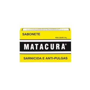Sabonete Uso Veterinário Antisséptico e Bactericida Matacura 90g