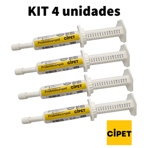 CIPET - KIT 4X  PROBIOTICO + PET 14G