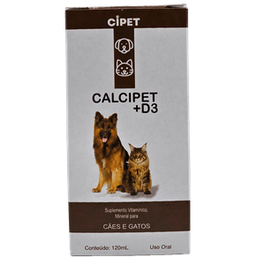 CIPET - CALCIPET + D3 120ML