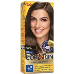 Tintura Cor&Ton Mini Kit Castanho Claro 5.0 com 1 Unidade