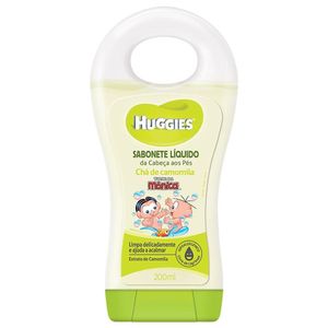 Sabonete Líquido Infantil Huggies Chá de Camomila 200ml