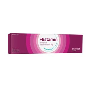 Histamin 10mg/g Creme de Uso Dermatológico Bisnaga 30g