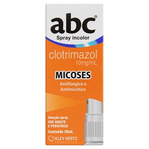 ABC 10mg/ml Solução de Uso Dermatológico Frasco Spray 30ml