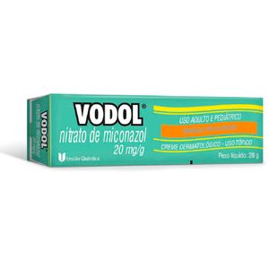 Vodol 20mg/g Creme de Uso Dermatológico Bisnaga 28g