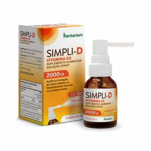 Vitamina D 2.000UI Spray Simpli-d Herbarium 20ml