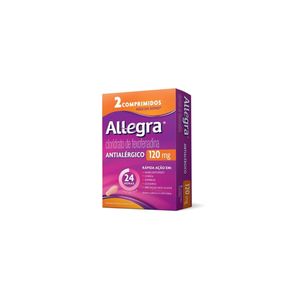Allegra Antialérgico 120mg 2 comprimidos