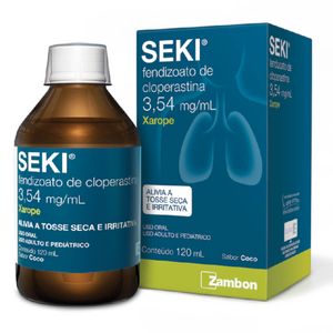Seki 3,54mg/ml com Copo Medidor Xarope Frasco 120ml