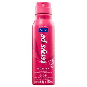 Desodorante Para Os Pés Baruel Tenys Pé Woman Jato Seco 150ml