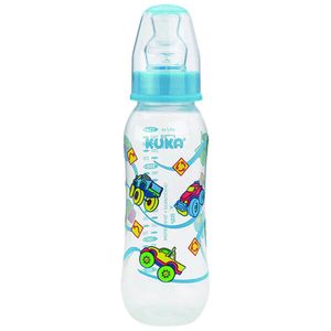 Mamadeira Kuka Natural Plus Color 6 Meses+ Azul 250ml