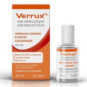 Verrux Removedor De Verrugas 10ml
