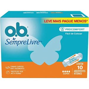 Absorvente Interno O.B. Super com 10 Unidades