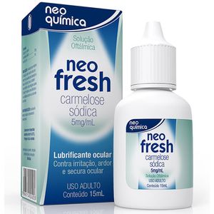 Neo Fresh 5mg/ml Solução de Uso Oftálmico Frasco Gotejador 15ml