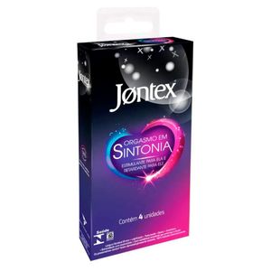 Preservativo Jontex Orgasmo em Sintonia com 4 Unidades