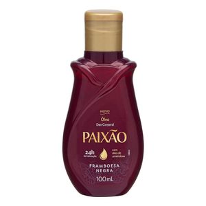 Paixao Óleo Corporal Amêndoas Framboesa Negra 100ml