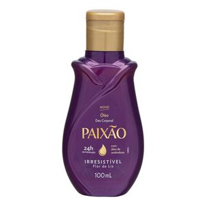 Paixao Óleo Corporal Amêndoas Irresistível Flor de Lis 100ml