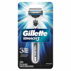 Aparelho de Barbear Gillette Mach3 1 Unidade
