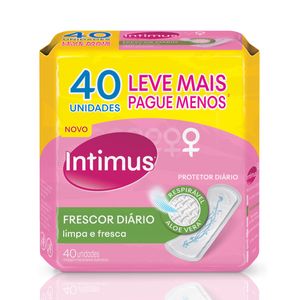 Protetor Diário Intimus Days Perfume Pague 35 e Leve 40 Unidades