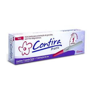 Teste de Gravidez Confira Pratic com 1 Unidade