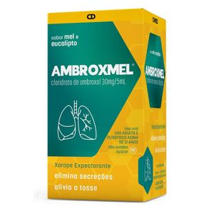 Ambroxmel 6mg/ml Xarope Adulto Sabor Mel e Eucalipto Frasco 120ml