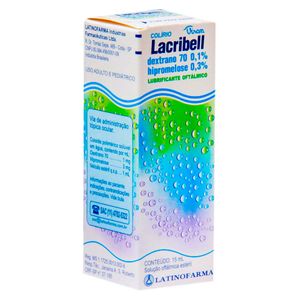 Lacribell 0,001g + 0,003g Solução de Uso Oftálmico Frasco Gotejador 15ml
