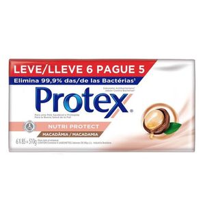 Sabonete em Barra Protex Nutri Protect Macadâmia 85g Promo Leve 6 Pague 5 510g