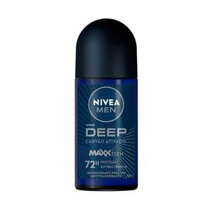 Desodorante Nivea Deep Carvão Ativado Roll-On 50ml