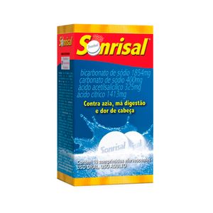 Sonrisal 1854mg + 400mg + 325mg + 1413mg Sabor Tradicional com 10 Comprimidos Efervescentes