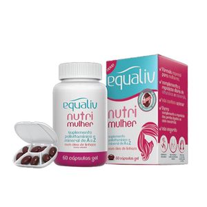 Suplemento Nutri Equaliv Mulher com 60 Cápsulas Gel