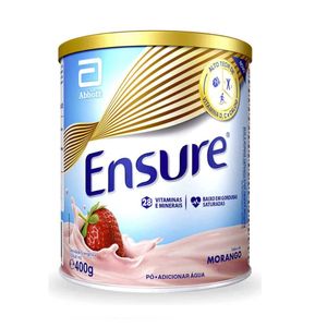 Suplemento Adulto Ensure Em Pó Sabor Morango 400g