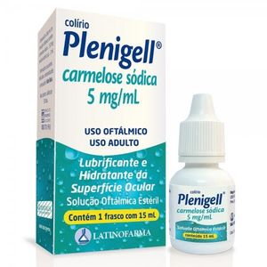 Plenigell 5mg/ml Solução de Uso Oftálmico 15ml
