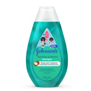 Shampoo Infantil Johnson's Blackinho Poderoso 200ml