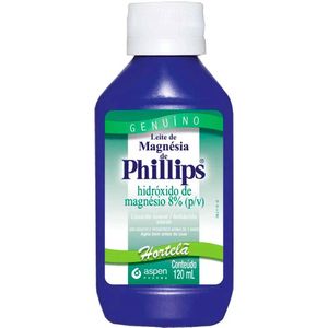 Leite de Magnésia Phillips Sabor Hortelã 120ml