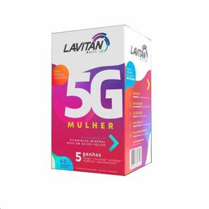 Suplemento Vitamínico Lavitan Multi 5g Mulher com 60 Comprimidos Revestidos
