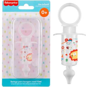 Seringa Lavagem Nasal Infantil Bebê Leão Fisher Price com 1 Unidade