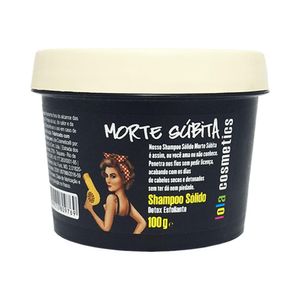 Shampoo Sólido Lola Cosmetics Detox Esfoliante Morte Súbita 100g