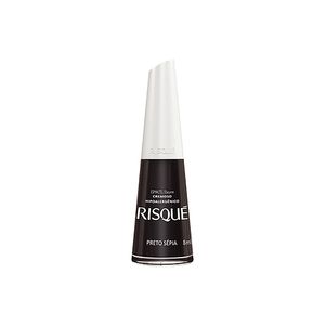Esmalte Risqué Cremoso Art Preto Sépia 8ml