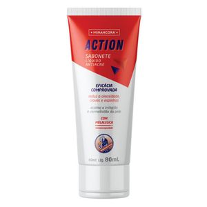 Sabonete Líquido Facial Minancora Action Antiacne 80ml