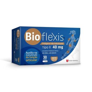 Colágeno Tipo II 40mg Bioflexis com 30 Cápsulas