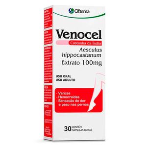 Venocel 100mg com 30 Cápsulas Gelatinosas
